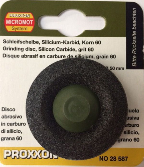 Шлифовальный диск карбид кремния для Proxon LHW, зерн. 60 (28587) 
