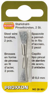 Стальные щетки Proxxon, 2 шт., 8 мм. (28951) Стальные щетки Proxxon, 2 шт., 8 мм. (28951)