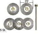 Стальные щетки Proxxon, 5 шт., 22 мм. (28952) 