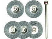 Щетки из нержавеющей стали Proxxon, 5 шт., 22 мм. (28956)