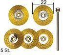 Латунные щетки Proxxon, 5 шт., 22 мм. (28962)