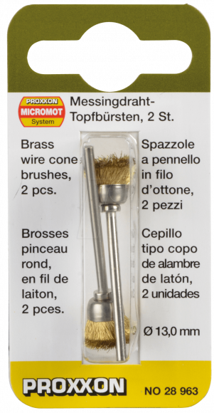 Латунные щетки Proxxon, 2 шт., 13 мм. (28963) Латунные щетки Proxxon, 2 шт., 13 мм. (28963)