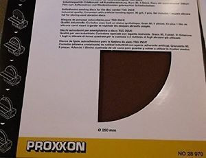 Самоклеящиеся корундовые шлифовальные круги для Proxxon TSG 250/Е, зерн. 80, 5 шт. (28970) 