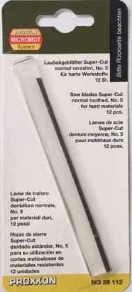 Пилки Proxxon №5 средний зуб 12шт. (28112)