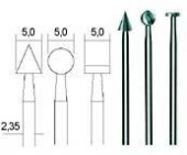 Фрезы Proxxon, набор 3 шт.: конус, шайба, сфера (28720)