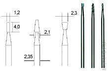 Фрезы твёрдосплавные Proxxon 3 шт. цилиндр, сфера, конус (28752) 