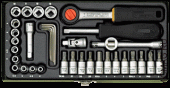 23080 Набор инструмента механика 1/4 23080 Набор инструмента механика 1/4