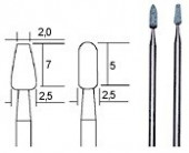 Кремний-карбидные боры Proxxon, диаметр 2.5мм., 2 шт. (28270) Кремний-карбидные боры Proxxon, диаметр 2.5мм., 2 шт. (28270)