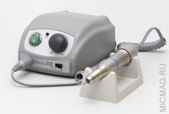 Бормашина Strong 207А/107II без педали с сумкой 