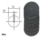 Армированные отрезные диски Proxxon 50 шт., 22 мм (28809) Армированные отрезные диски Proxxon 50 шт., 22 мм (28809)