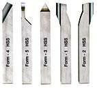 Набор из 5 резцов Proxxon для PD 400 (24550)