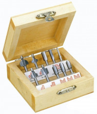 Набор профильных фрез по дереву Proxxon, 10 шт. (29020)