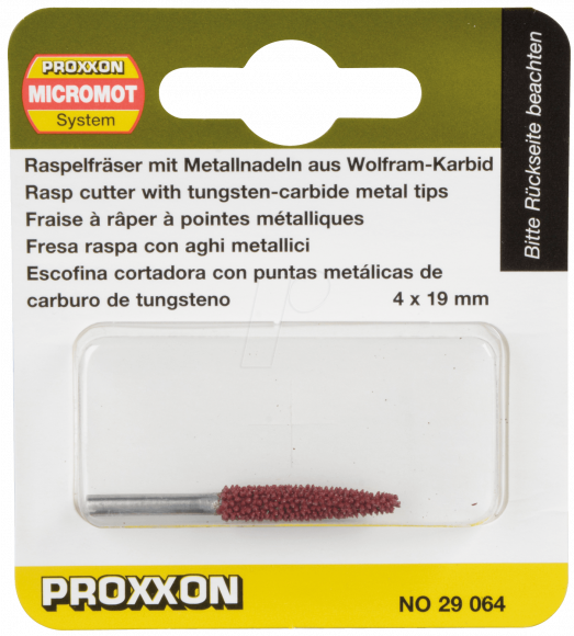 Обдирочная фреза Proxxon, игла 4 х 19 мм. (29064) 