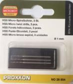 Вольфрам-ванадиевые свёрла Proxxon, 1,0 мм., 3 шт. (28854) 